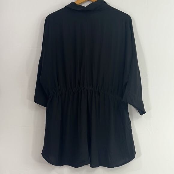 NWT L*Space Pacifica Tunic Women's S Black‎ Button Down - Picture 5 of 13